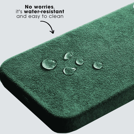 iPhone 12 Pro Max - Alcantara Case- Midnight Green